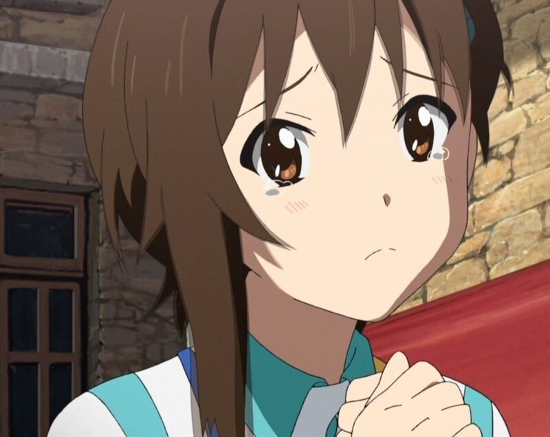 anime girl with tears