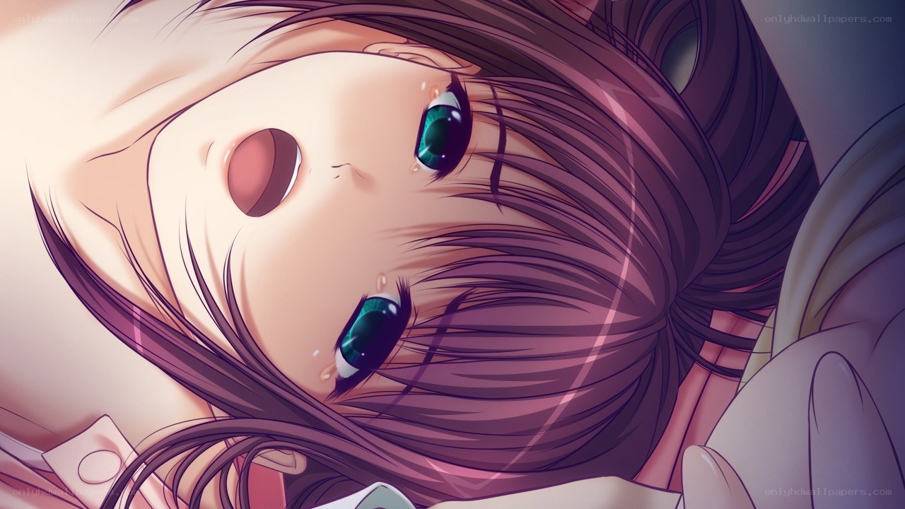 anime girl with tears