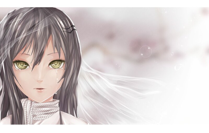 anime girl with tears