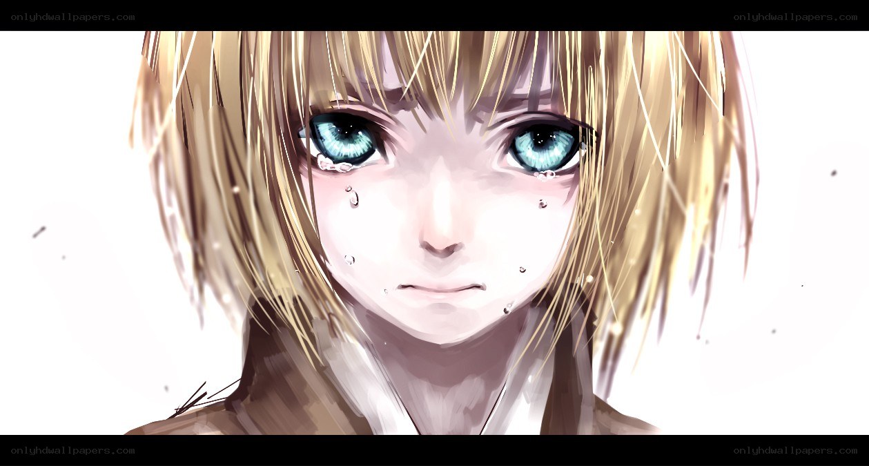 anime girl with tears