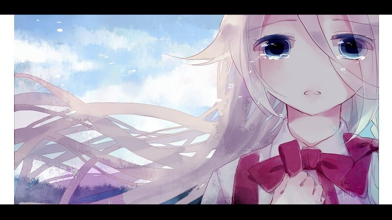 anime girl with tears