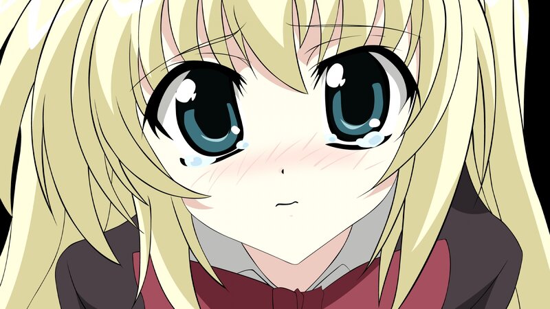 anime girl with tears