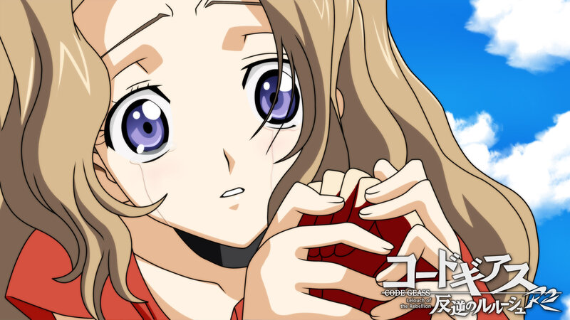 Anime Girl with Tears — Blue, Dramatic, Afternoon