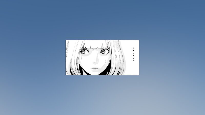 Anime Girl with Tears — Blue, Dramatic, Manga