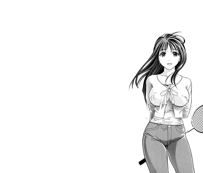 anime girl with tennis racket