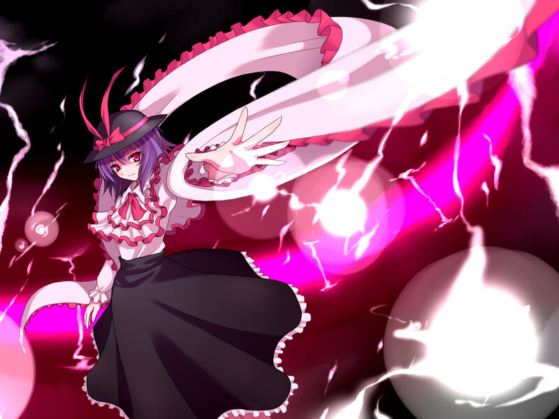 Anime Girl with Tentacles — Black, Dramatic