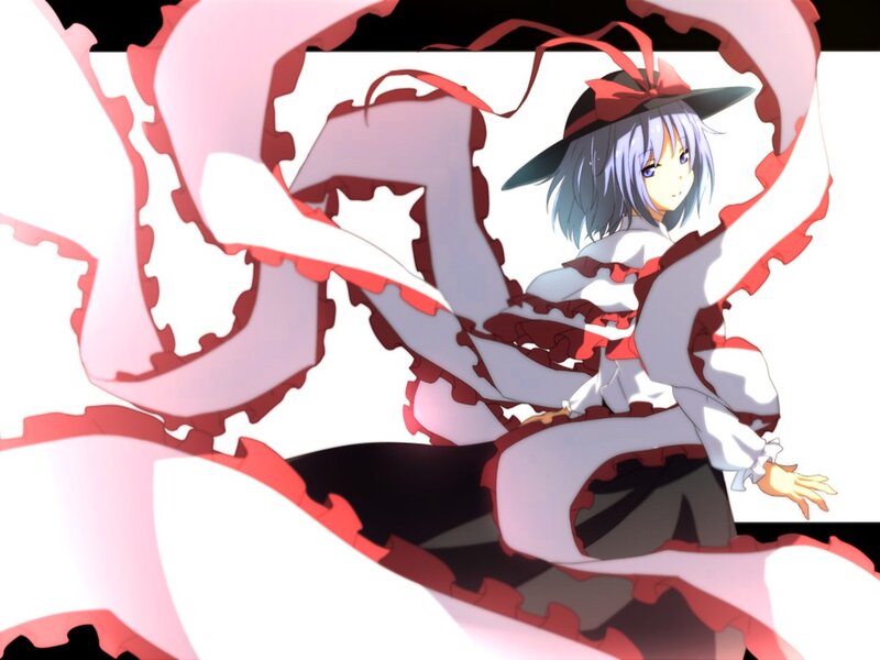 Anime Girl with Tentacles — White