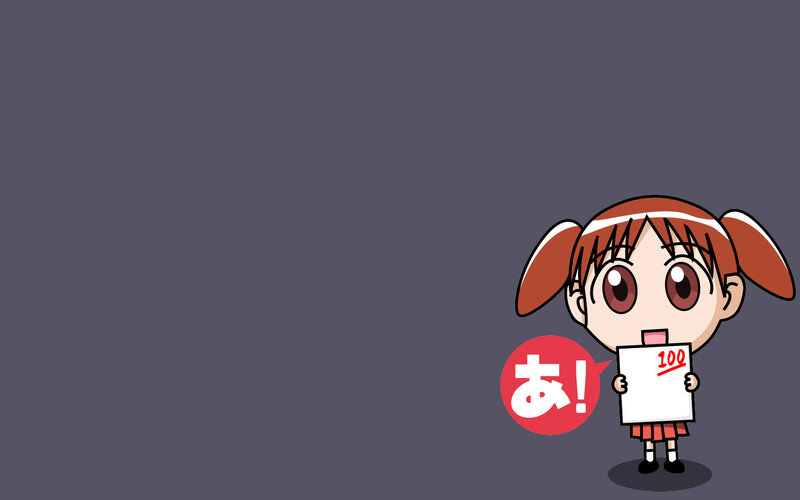 anime girl with test paper