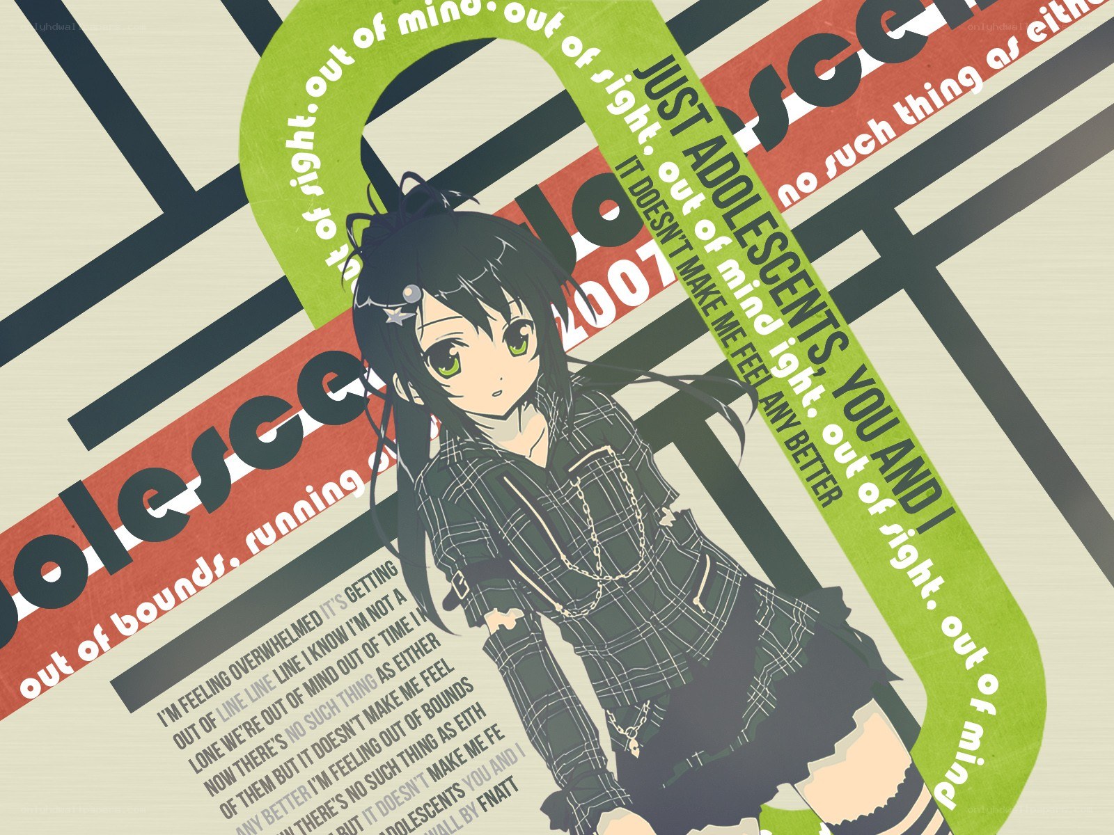 anime girl with text overlay