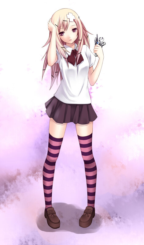 anime girl with tools