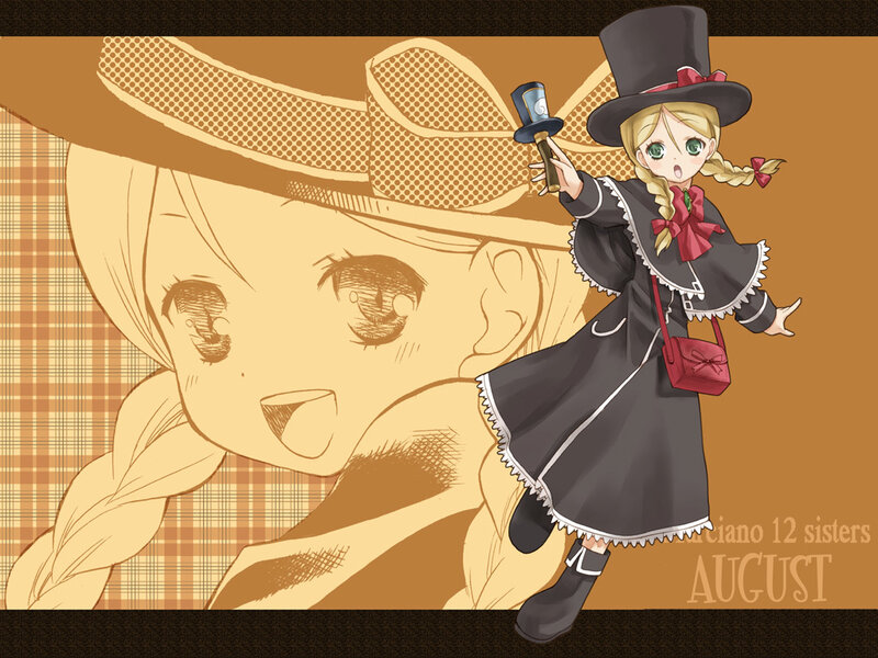 anime girl with top hat