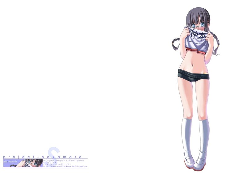 anime girl with towel