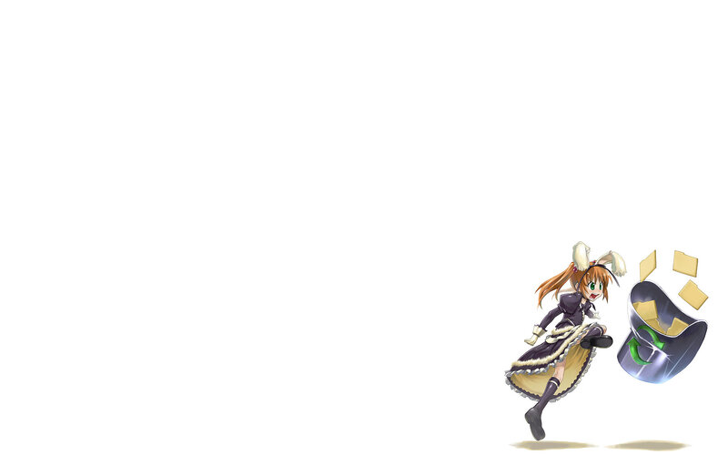 anime girl with trash can
