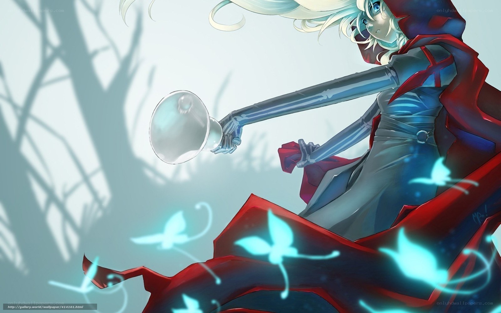 anime girl with trumpet