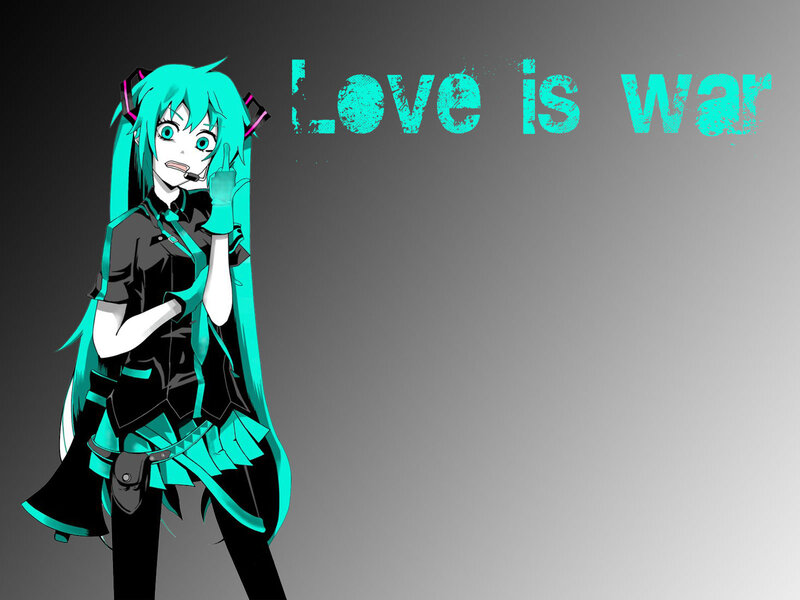 Anime Girl with Turquoise Hair — Teal, Dramatic
