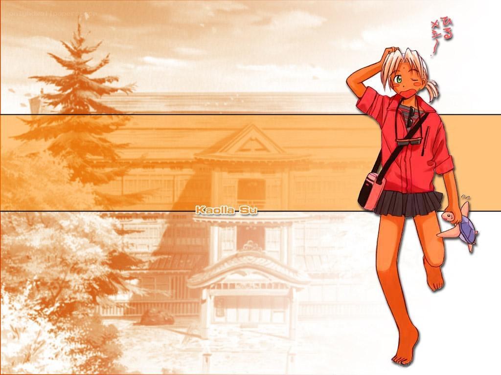 anime girl with turtle