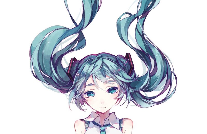 Anime Girl with Twin Tails
