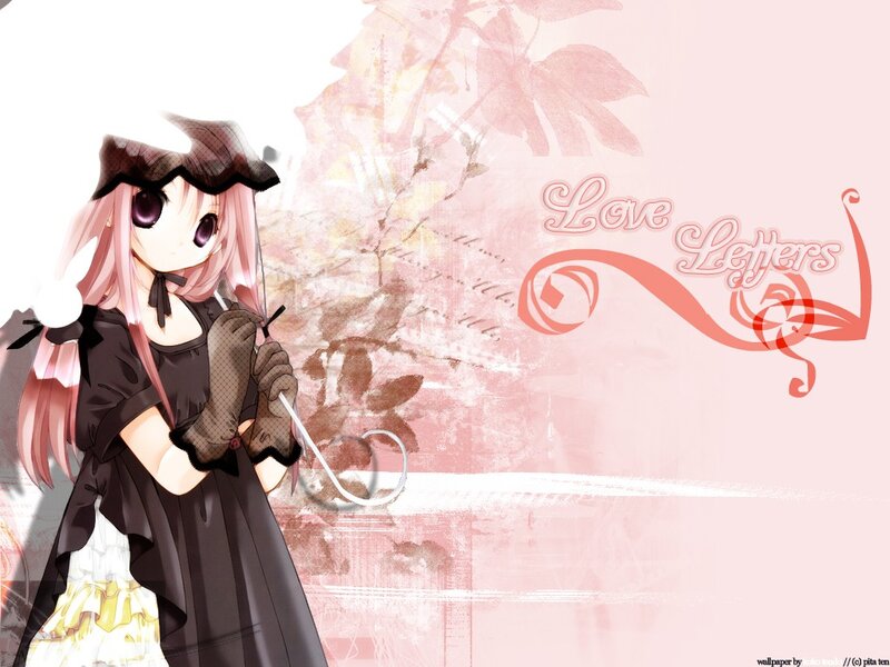 Anime girl with umbrella