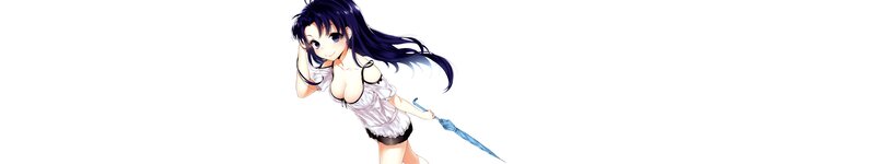 anime girl with umbrella