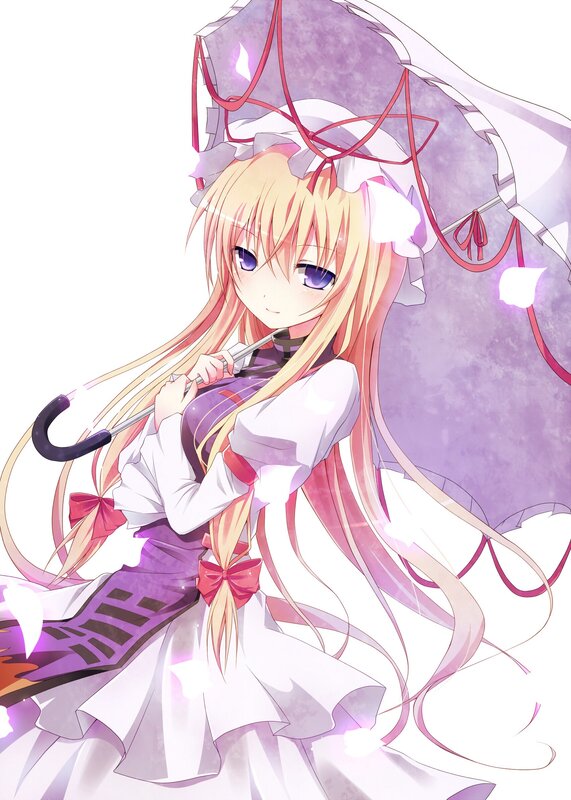 anime girl with umbrella