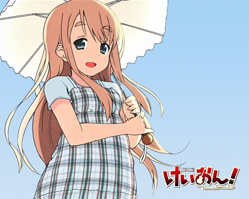 anime girl with umbrella