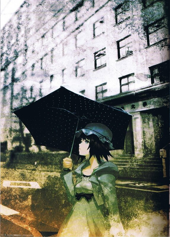 anime girl with umbrella