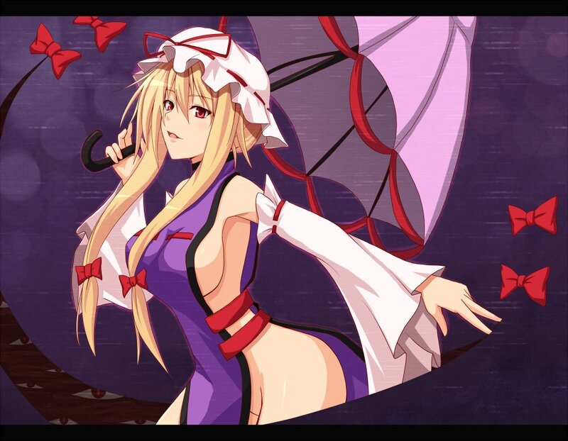 anime girl with umbrella