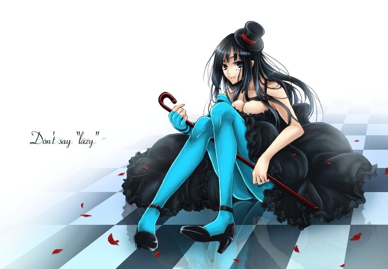 anime girl with umbrella