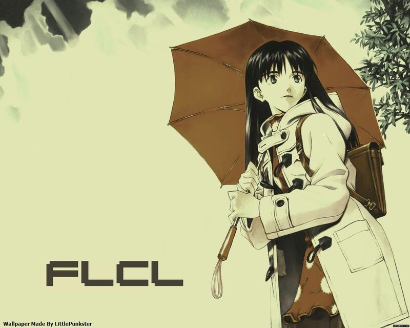 anime girl with umbrella