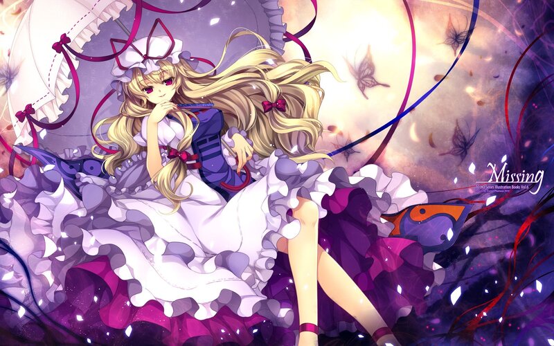 Anime girl with umbrella