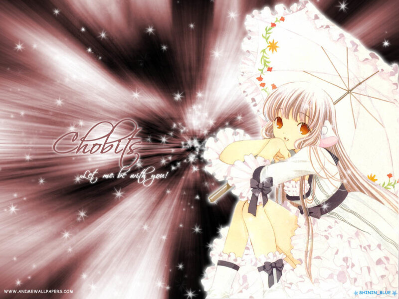 Anime Girl with Umbrella — White, Dramatic, Sparkles