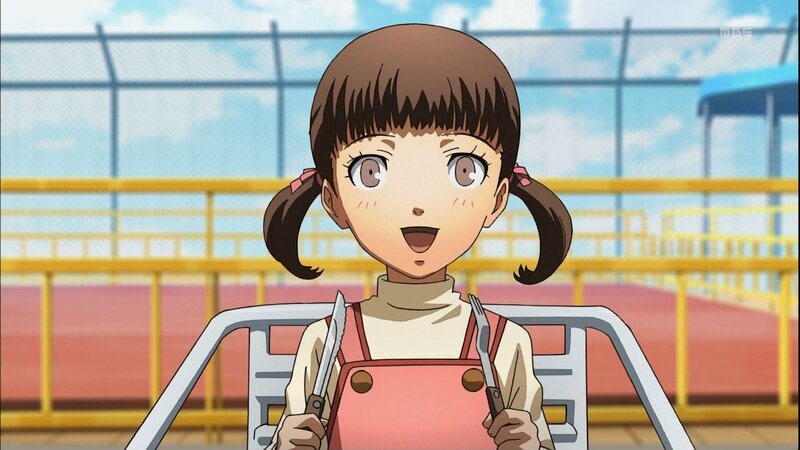 Anime Girl with Utensils — Brown