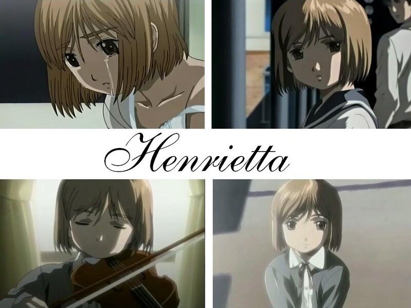 Anime Girl with Violin — Brown