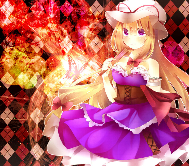 Anime Girl with Wand — Purple, Dramatic, Magic