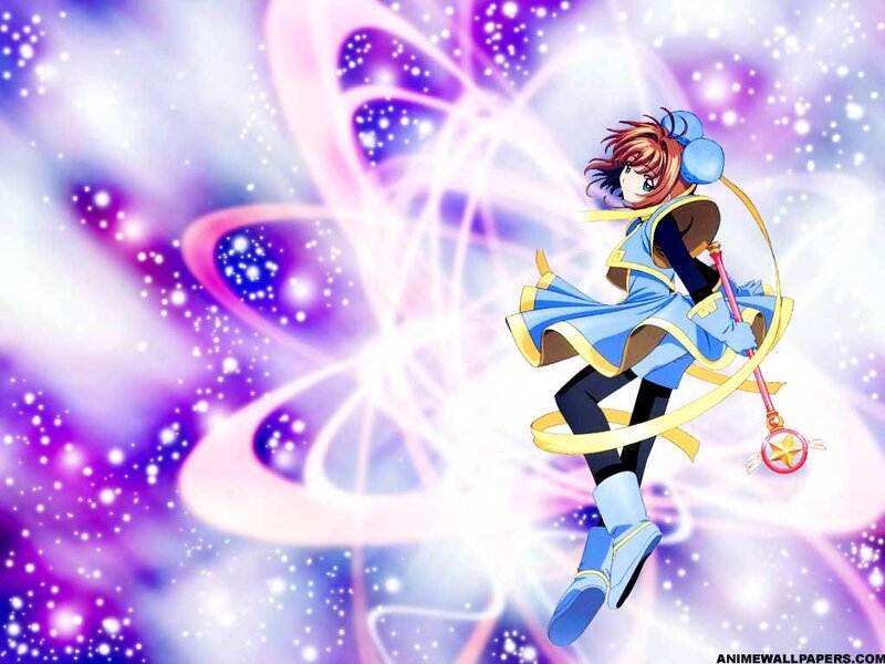 Anime Girl with Wand — Purple, Magical, Magic