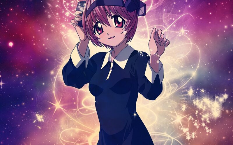 Anime Girl with Wand — Purple, Magical, Wands
