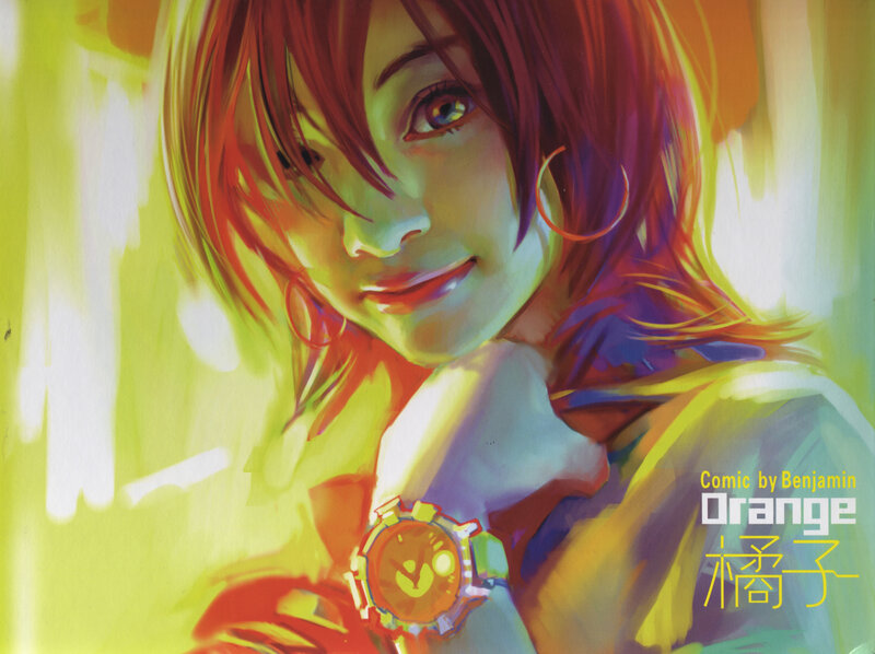 Anime girl with watch