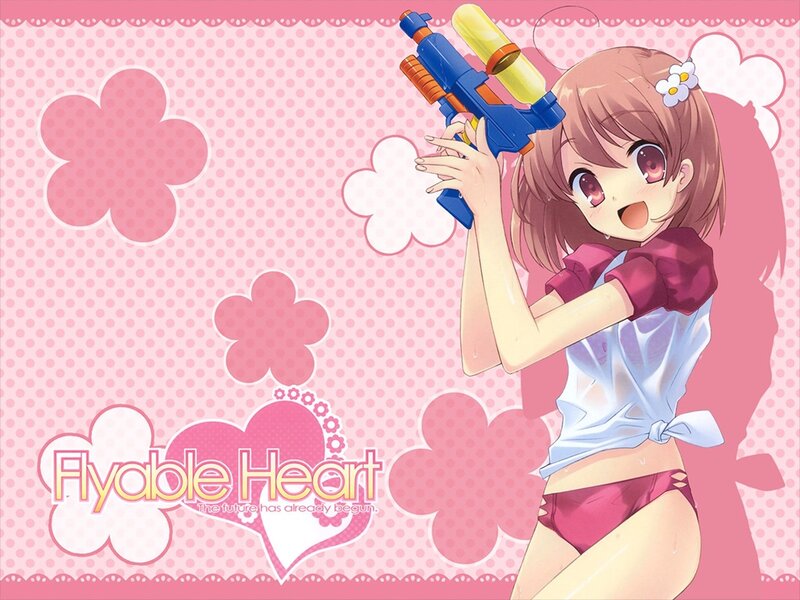 Anime girl with water gun