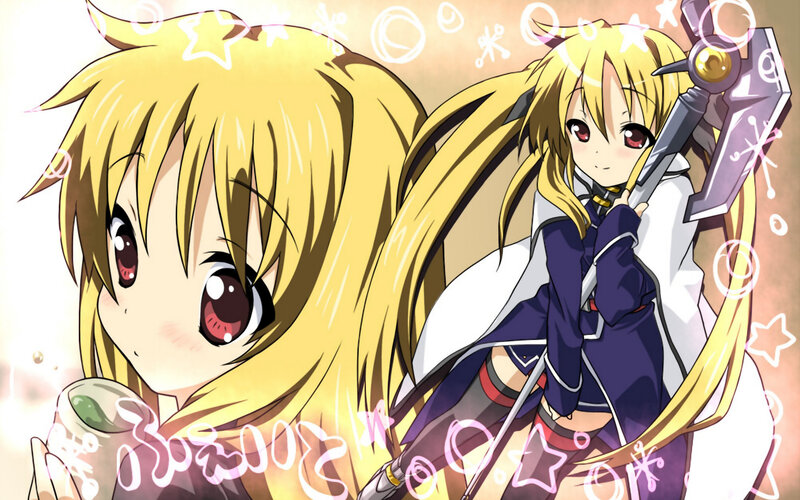 Anime girl with weapon