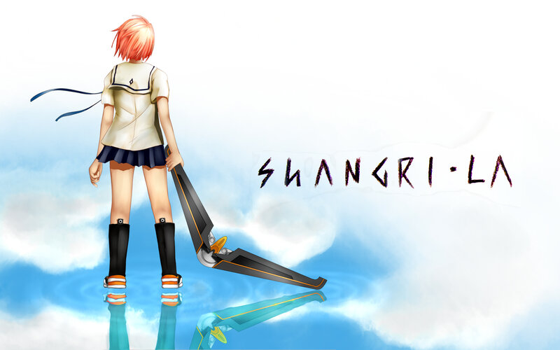 Anime girl with weapon