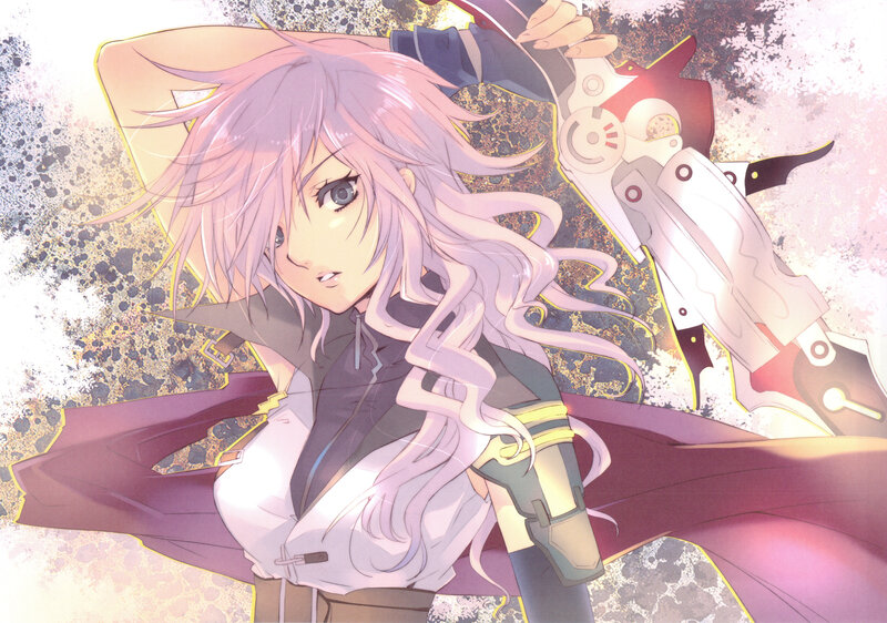 anime girl with weapon