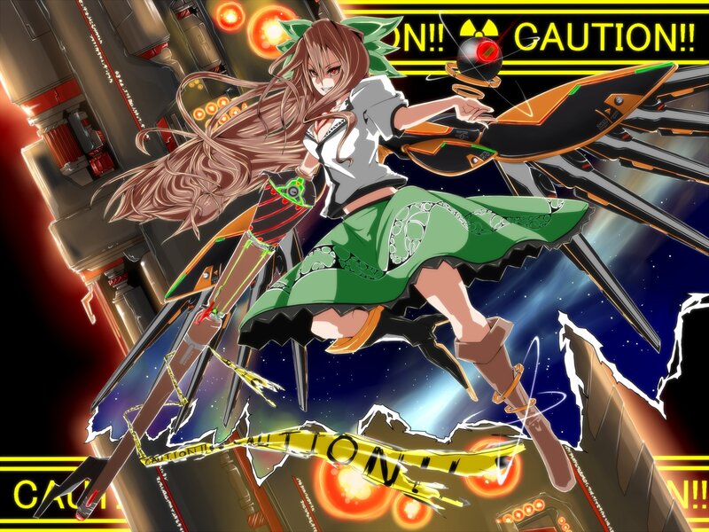 Anime girl with weapon