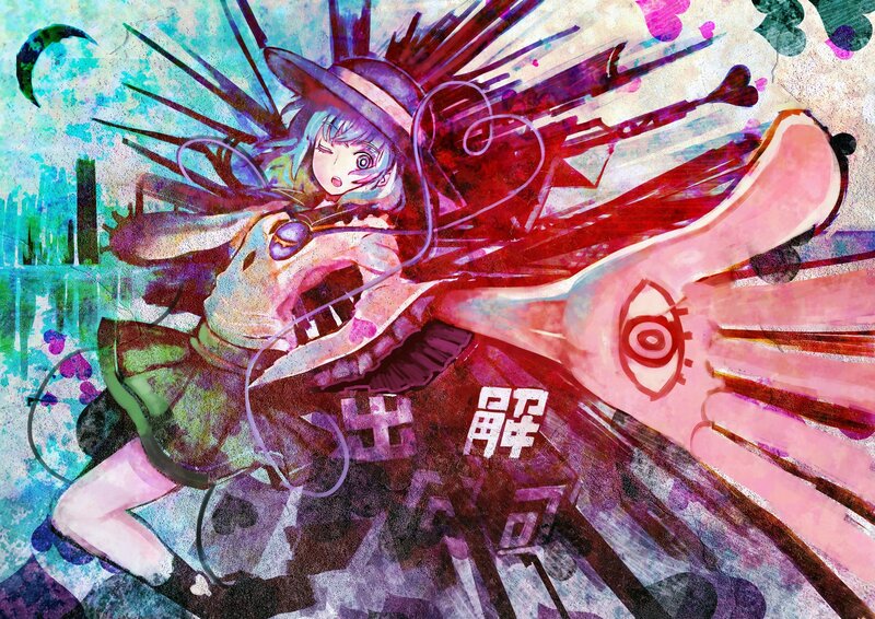 anime girl with weapon