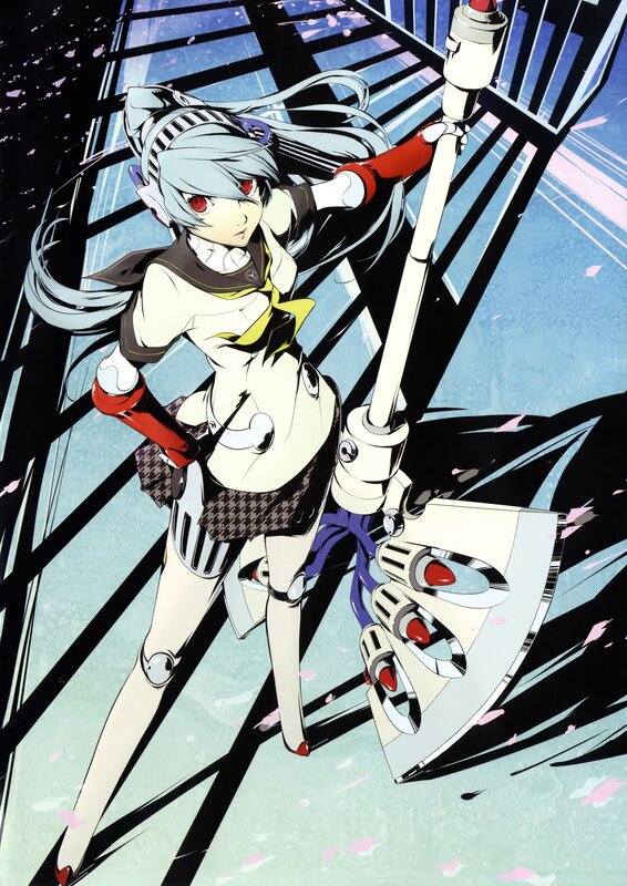 Anime girl with weapon