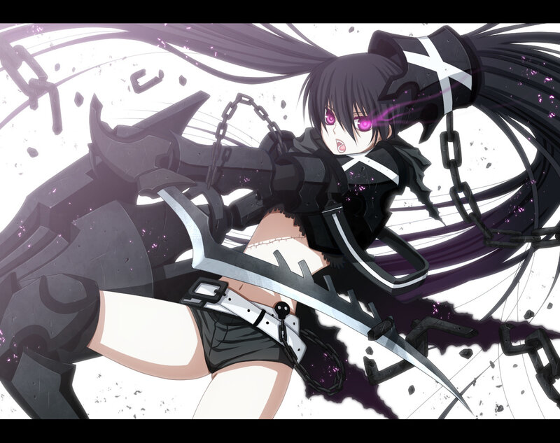 anime girl with weapon