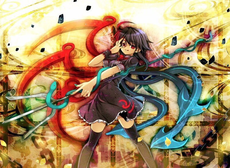 Anime girl with weapon