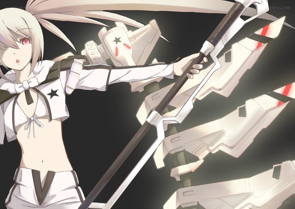 anime girl with weapon