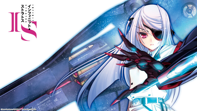 Anime Girl with Weapon — Blue, Dramatic, Manga, Gun