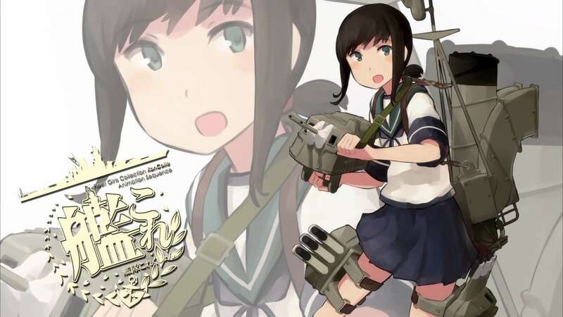 Anime Girl with Weapon — White, Dramatic, School Uniform