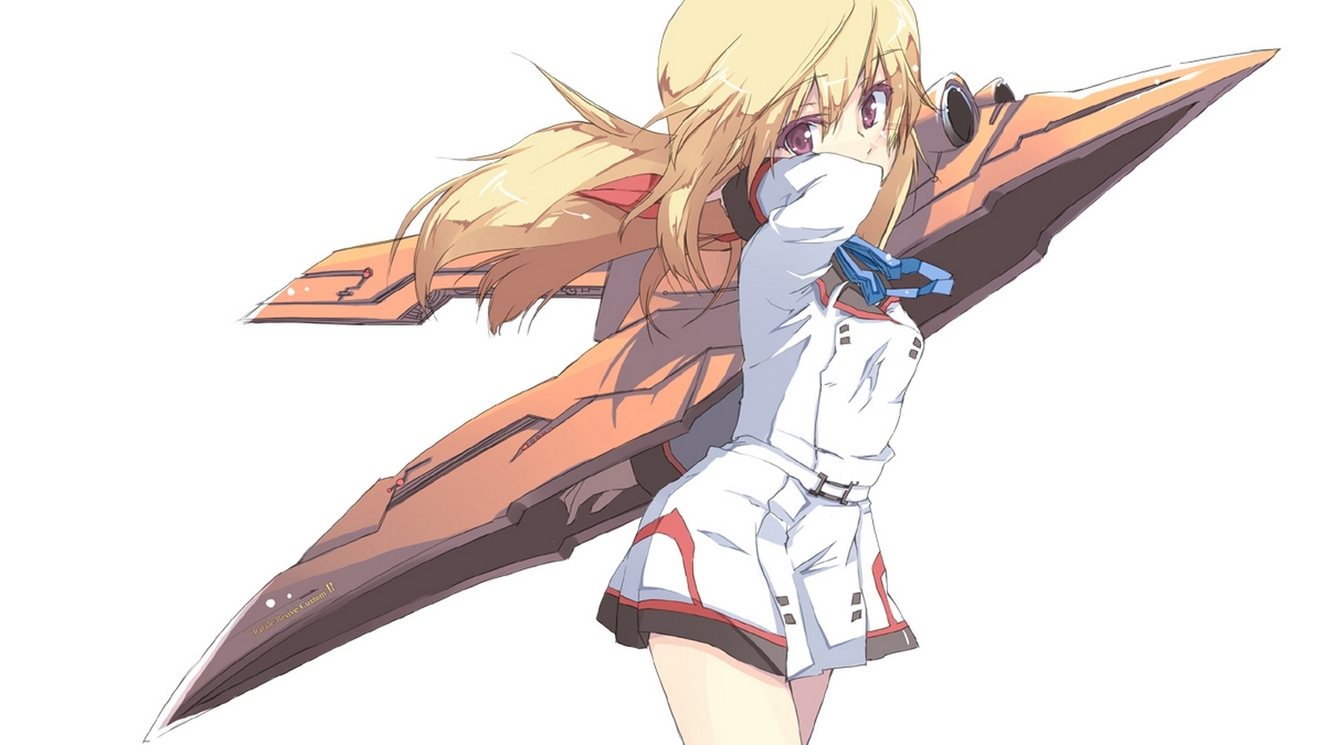 anime girl with weapon